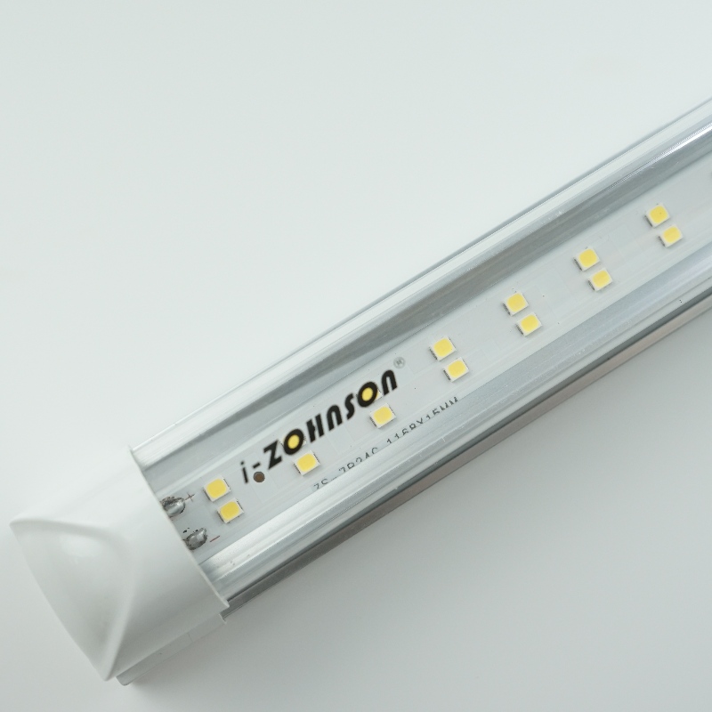 Kétsoros, lapos T8 integrált LED-cső lámpatest